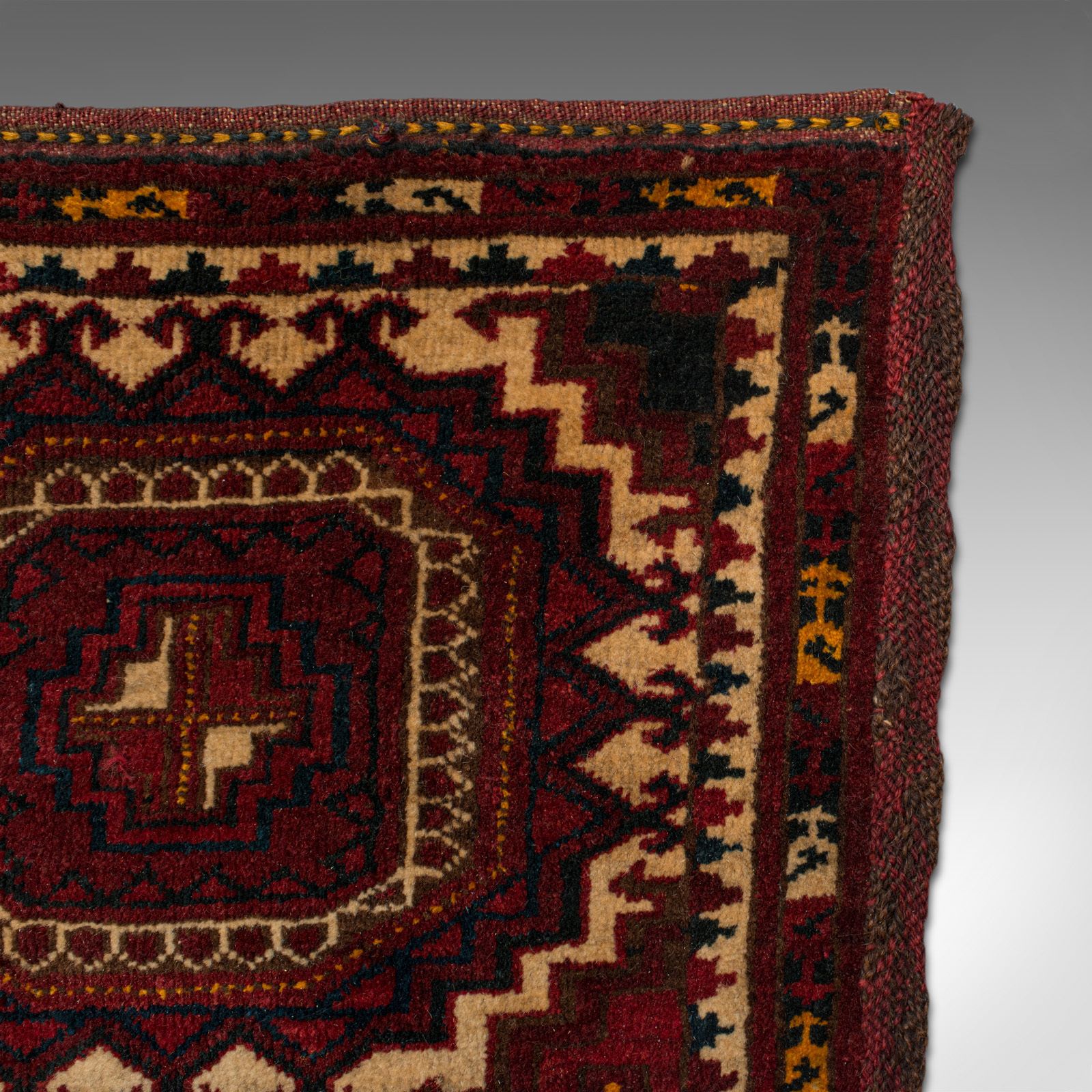 Antique Tekke Torba, Caucasian, Woven, Tent Bag, Decorative Wall Covering, 1900 photo vintage