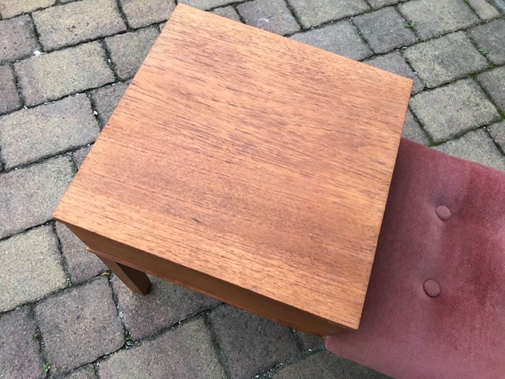 Mid Century Teak Telephone Bench, 1960s photo for sale