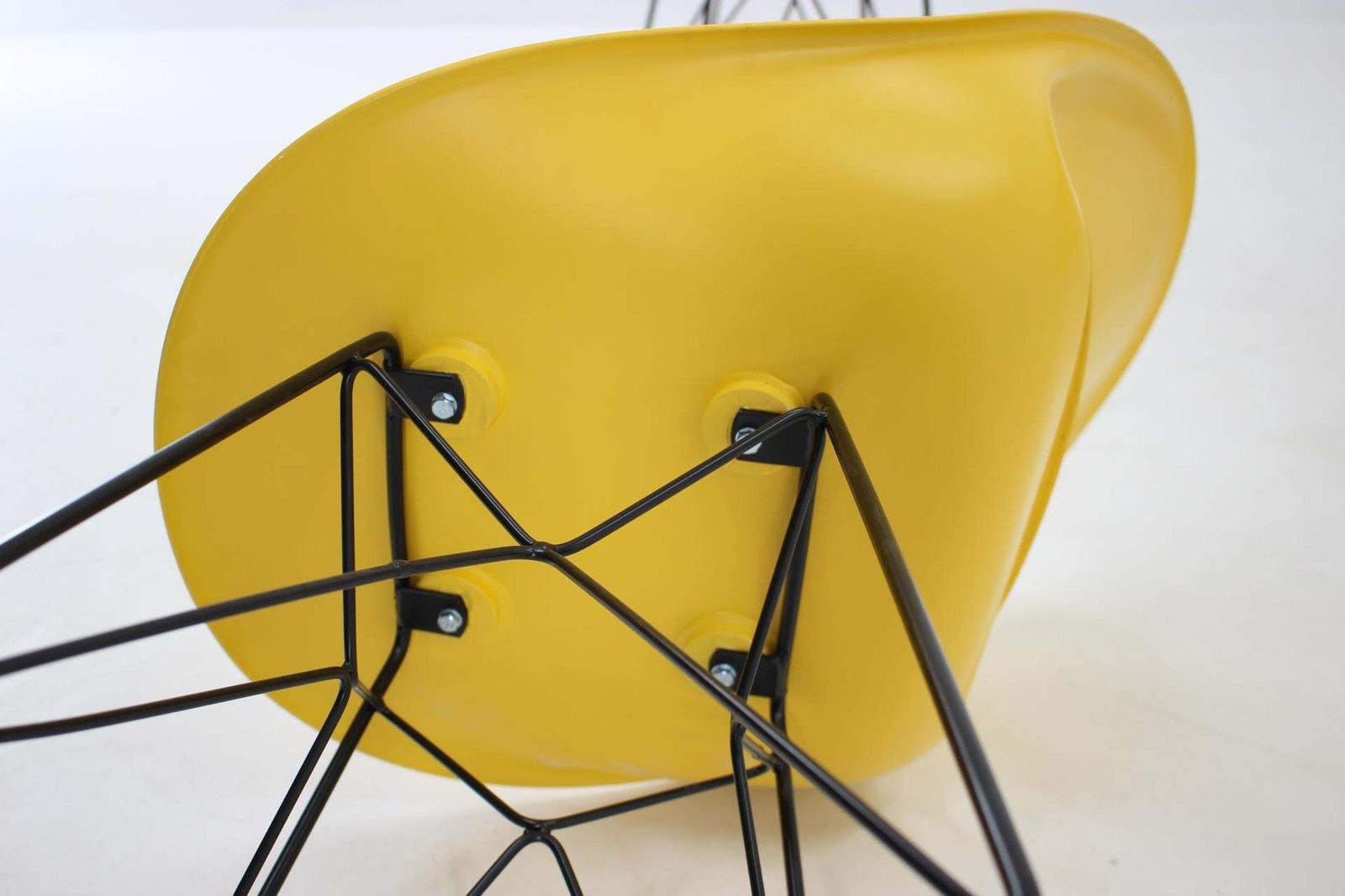 Set Of 4 Midcentury Yellow Design Fiberglass Dining Chairs By Mnavratil 1960s photo buy