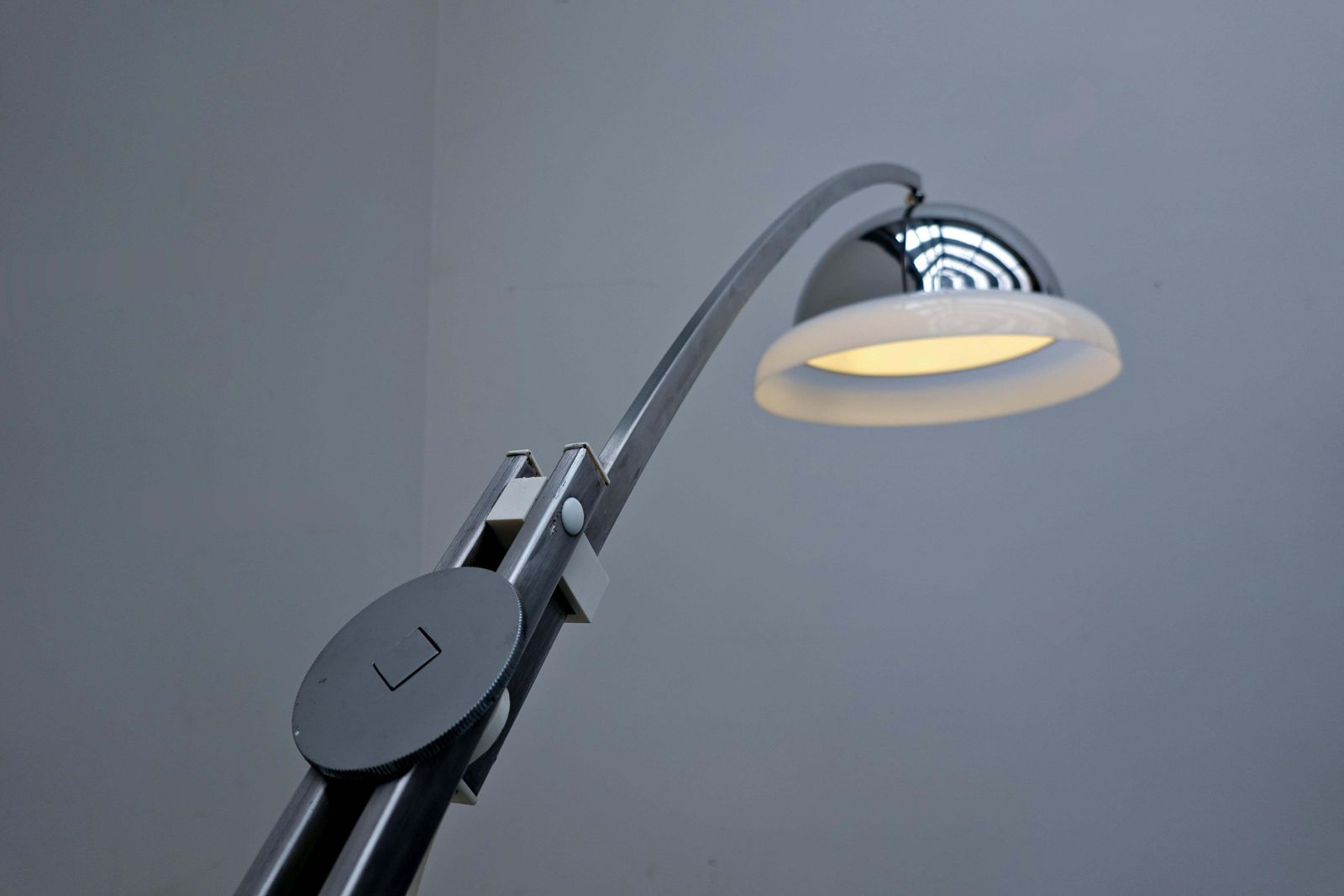 photo furniture Italian Adjustable Arc Floor Lamp By Goffredo Reggiani, 1960s