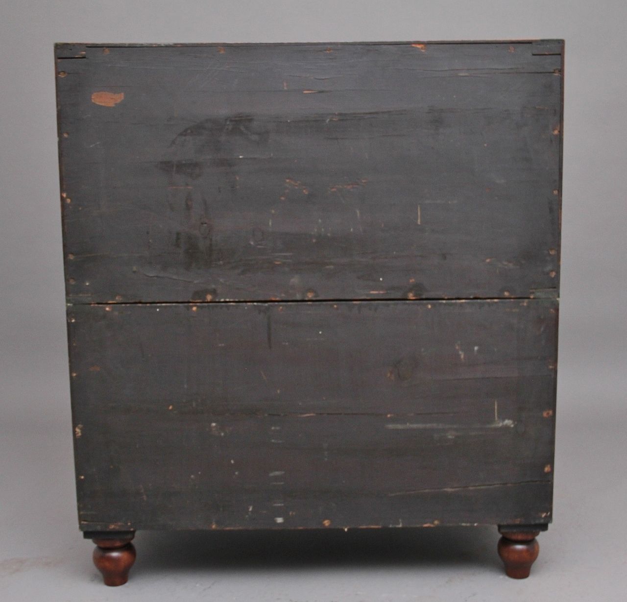 19th Century Mahogany Military Secretaire Chest photo 4950.0