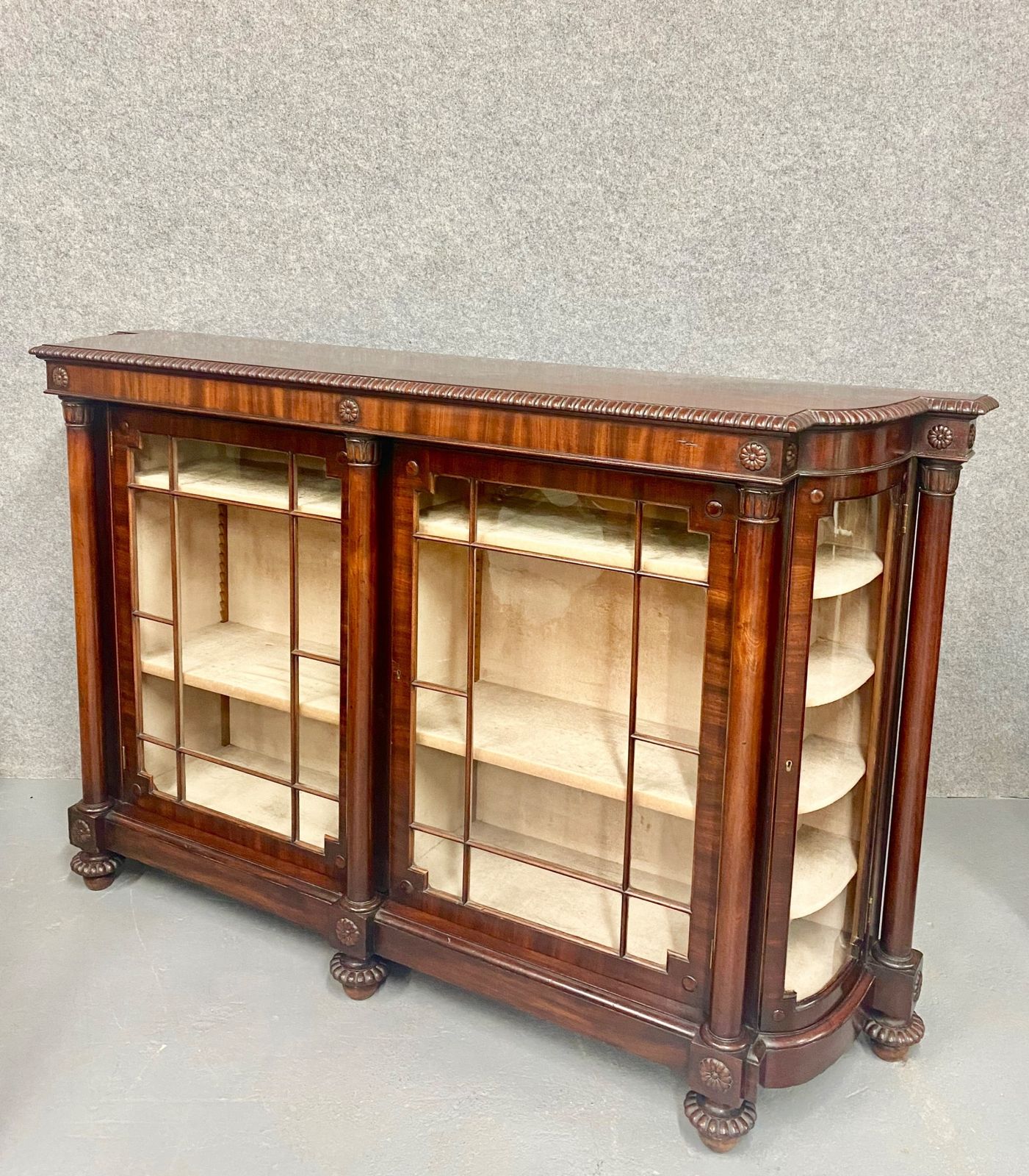 Superb Gillows Quality Mahogany Side Cabinet photo Furniture