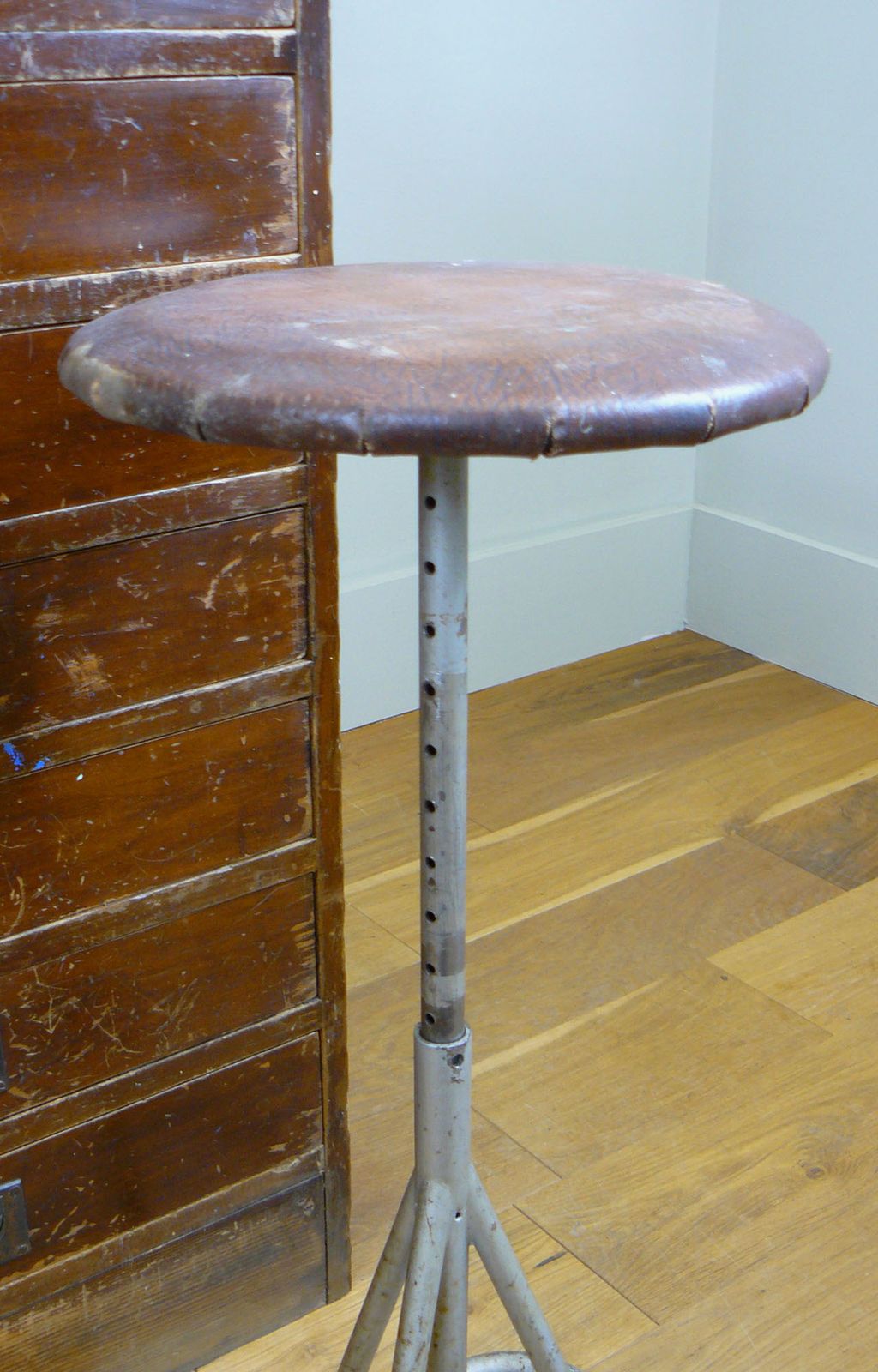 1930s Industrial Swivel Stool photo for sale