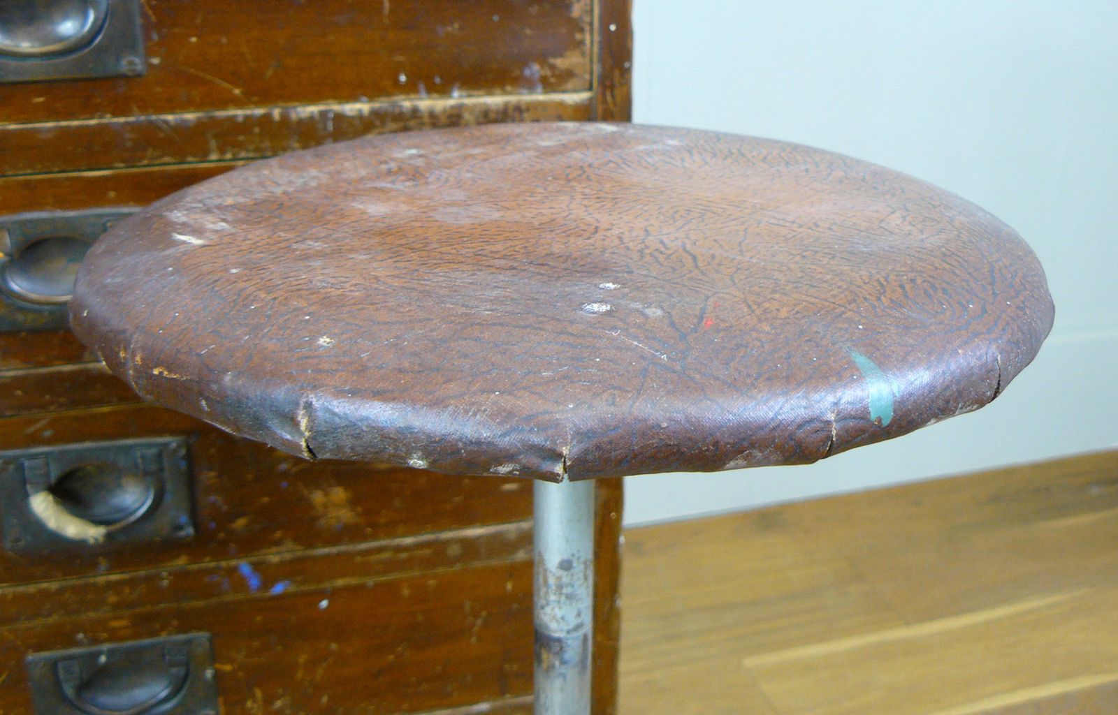 1930s Industrial Swivel Stool photo 128.0