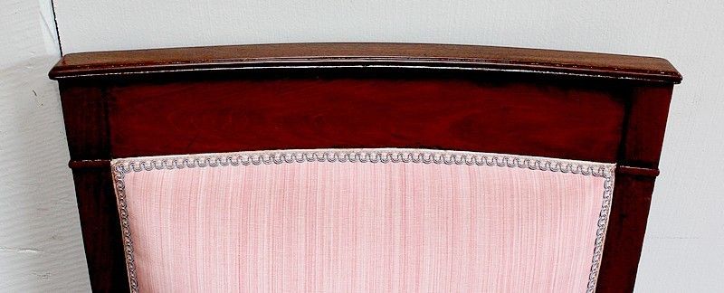 Pair Of Mahogany Armchairs, Consulate Period Early, 19th Century photo vintage