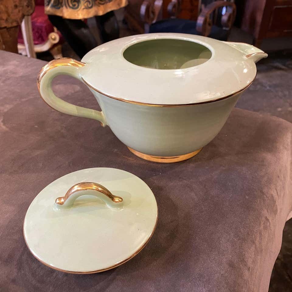 1960s Mid Century Modern Ceramic Tea Pot By Pucci Umbertide photo 384.0