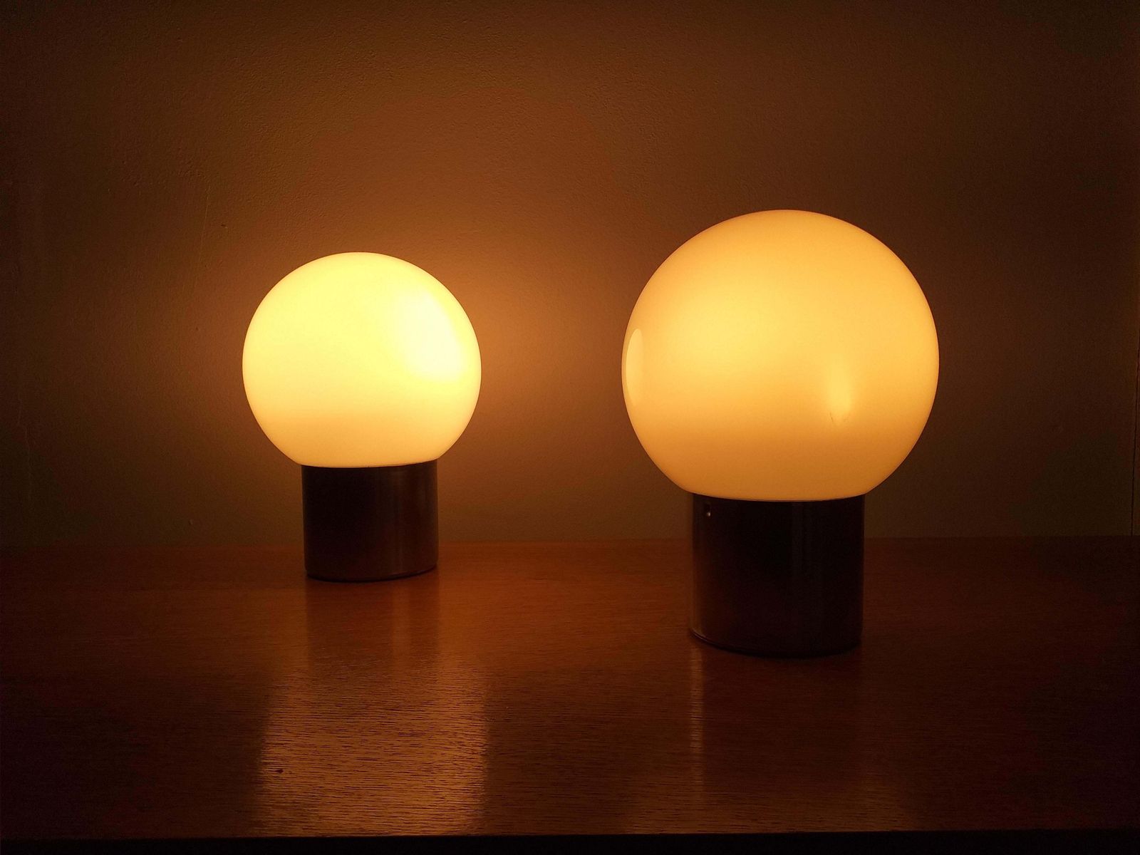 photo for sale Pair Of Midcentury Table Lamps Kamenicky Senov, 1970s.