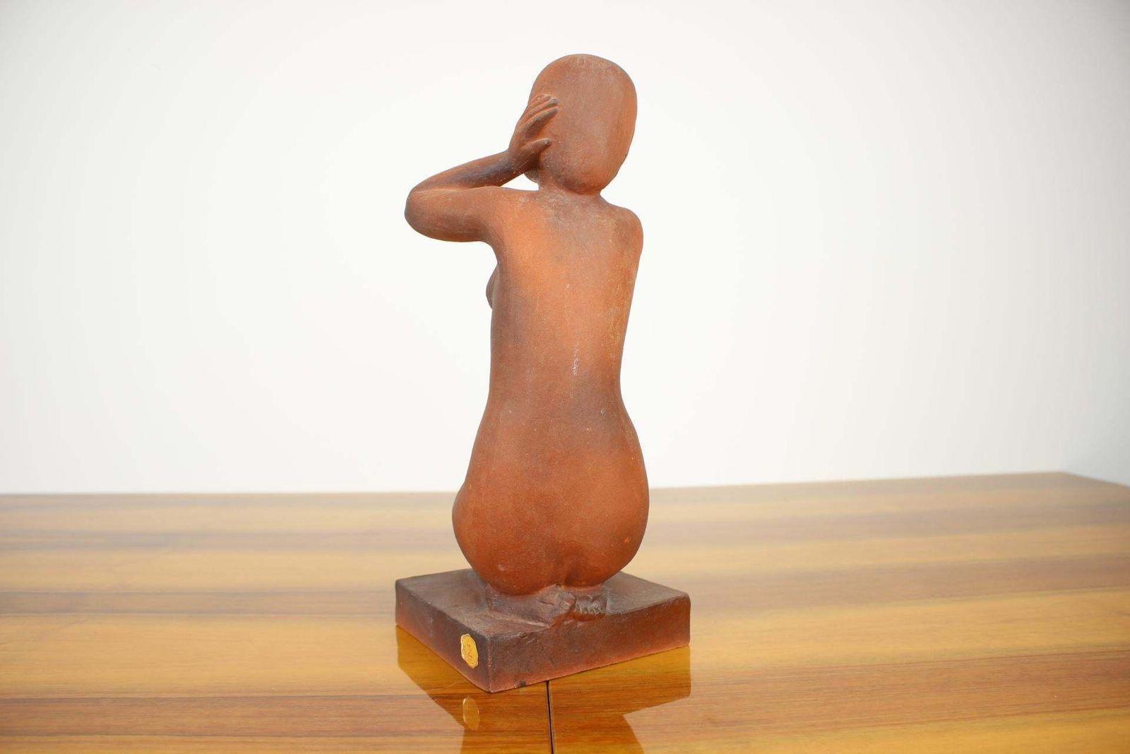 Mid Century Sculpture Of Nude Sitting Women Designed By Jitka Forejtová, 1960s. photo 373.0