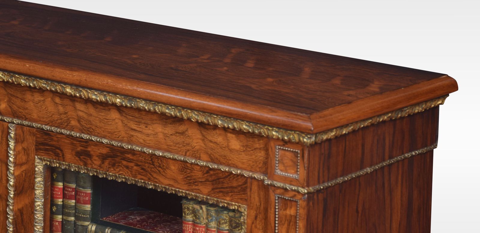Rosewood Two Door Bookcase By Holland And Sons photo vinterior