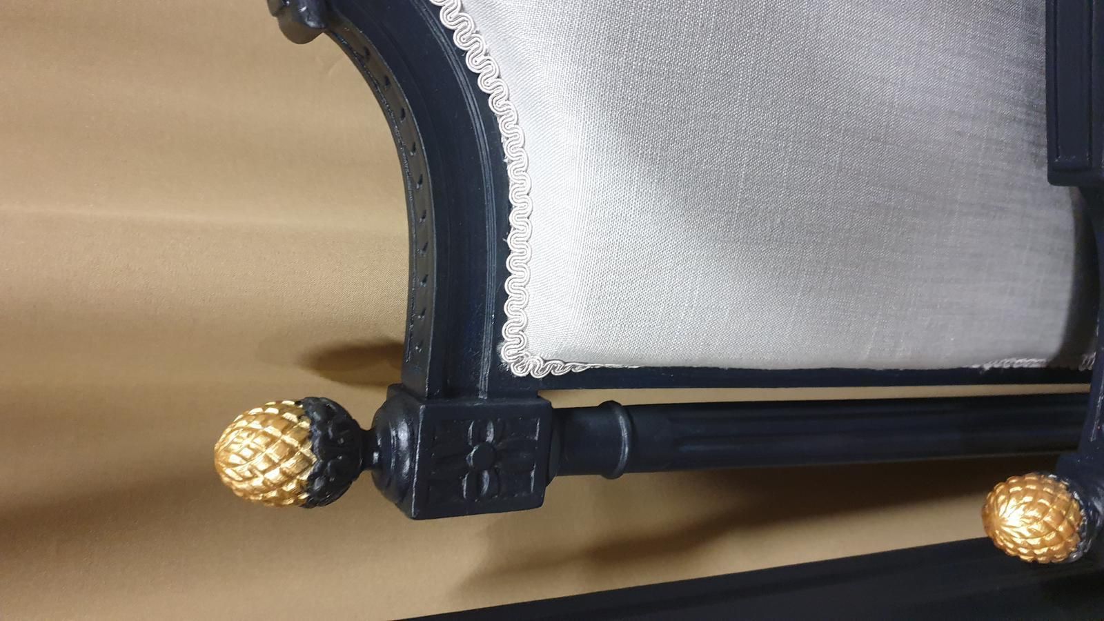 French Painted Double Bed photo Furniture