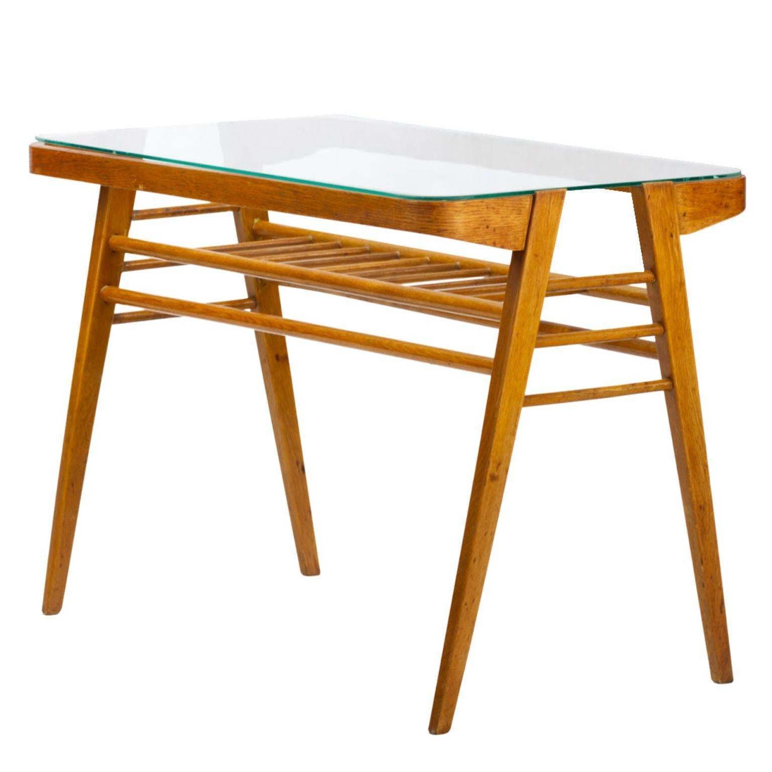 Wooden Coffee Table By František Jirák For Tatra Nabytok Pravenec, 1960s photo furniture