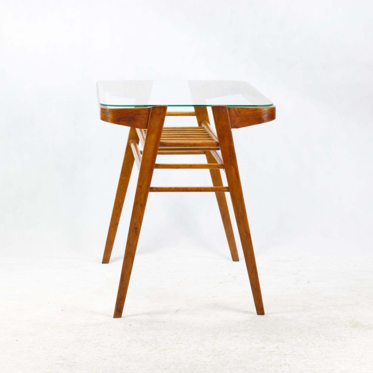 photo furniture Wooden Coffee Table By František Jirák For Tatra Nabytok Pravenec, 1960s
