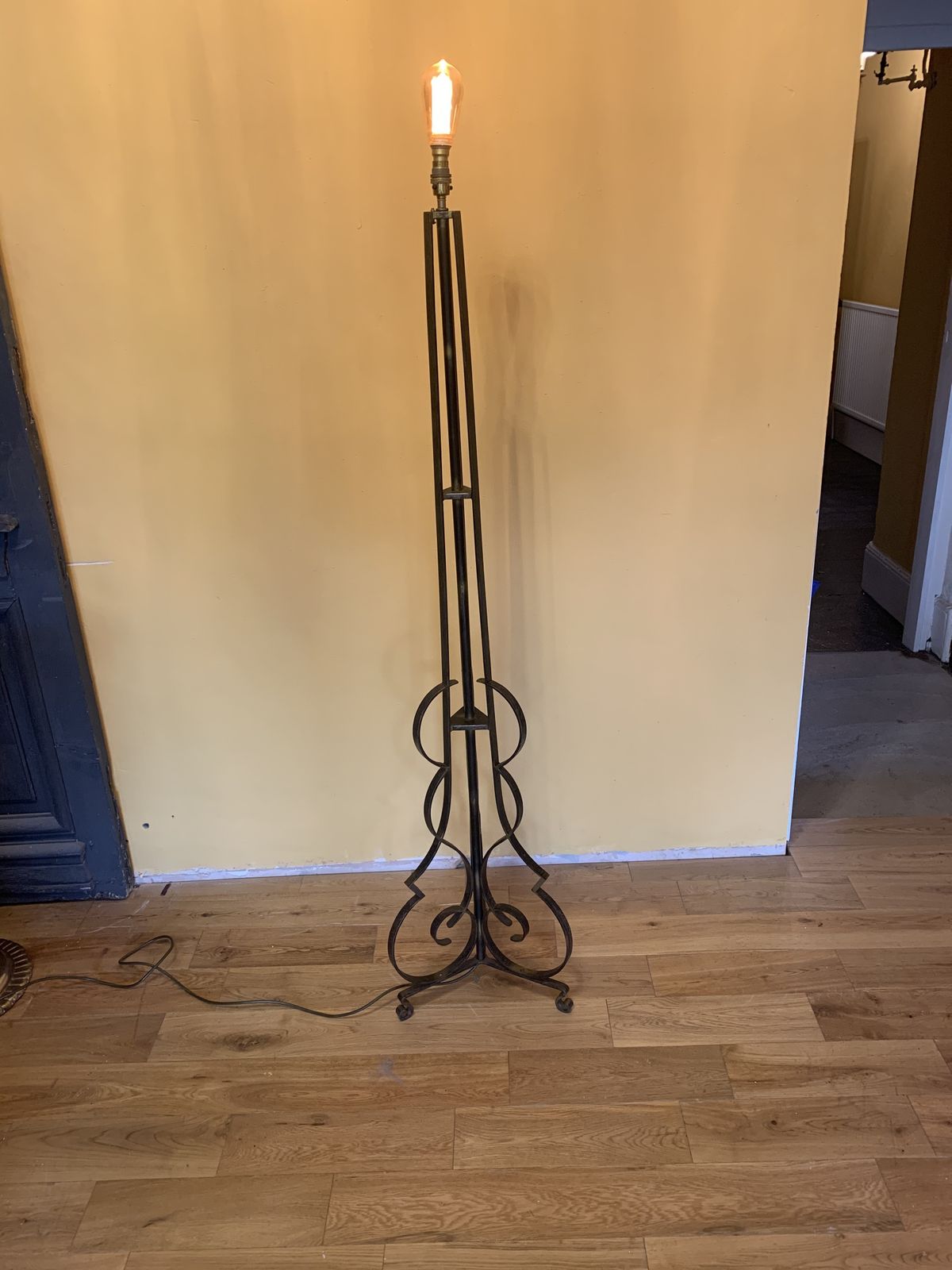 Hand Forged Arts And Crafts Floor Lamp
