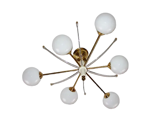 photo for sale Stilnovo Style Chandelier, 1960s