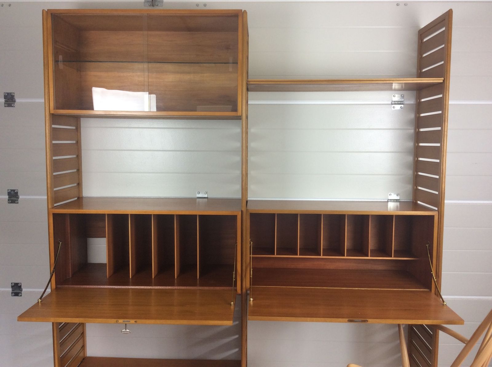 Mid Century Ladderax 2 Bay Modular Lounge Unit By Staples photo buy
