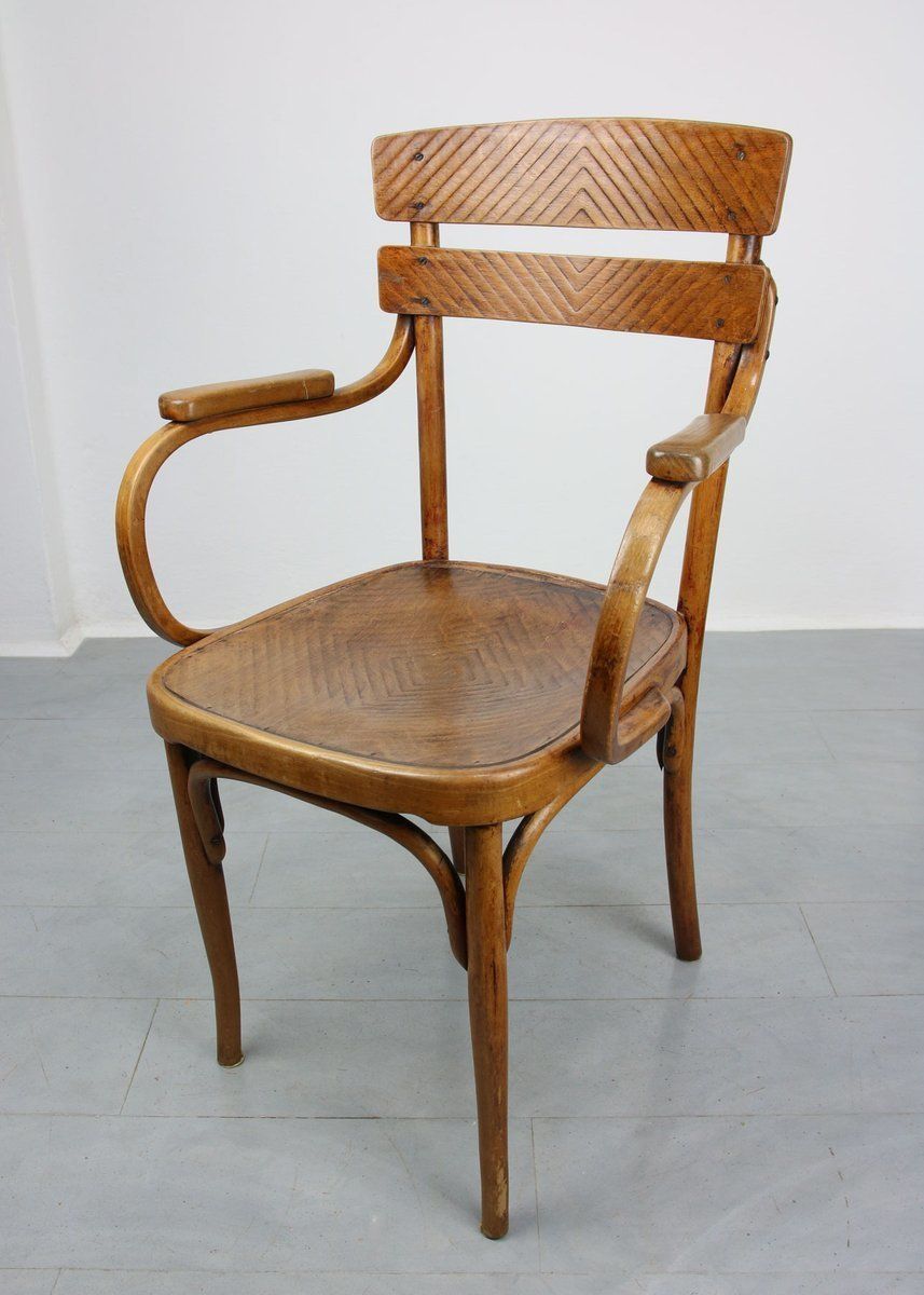 Furniture Antique Bentwood Armchair By Michael Thonet photo