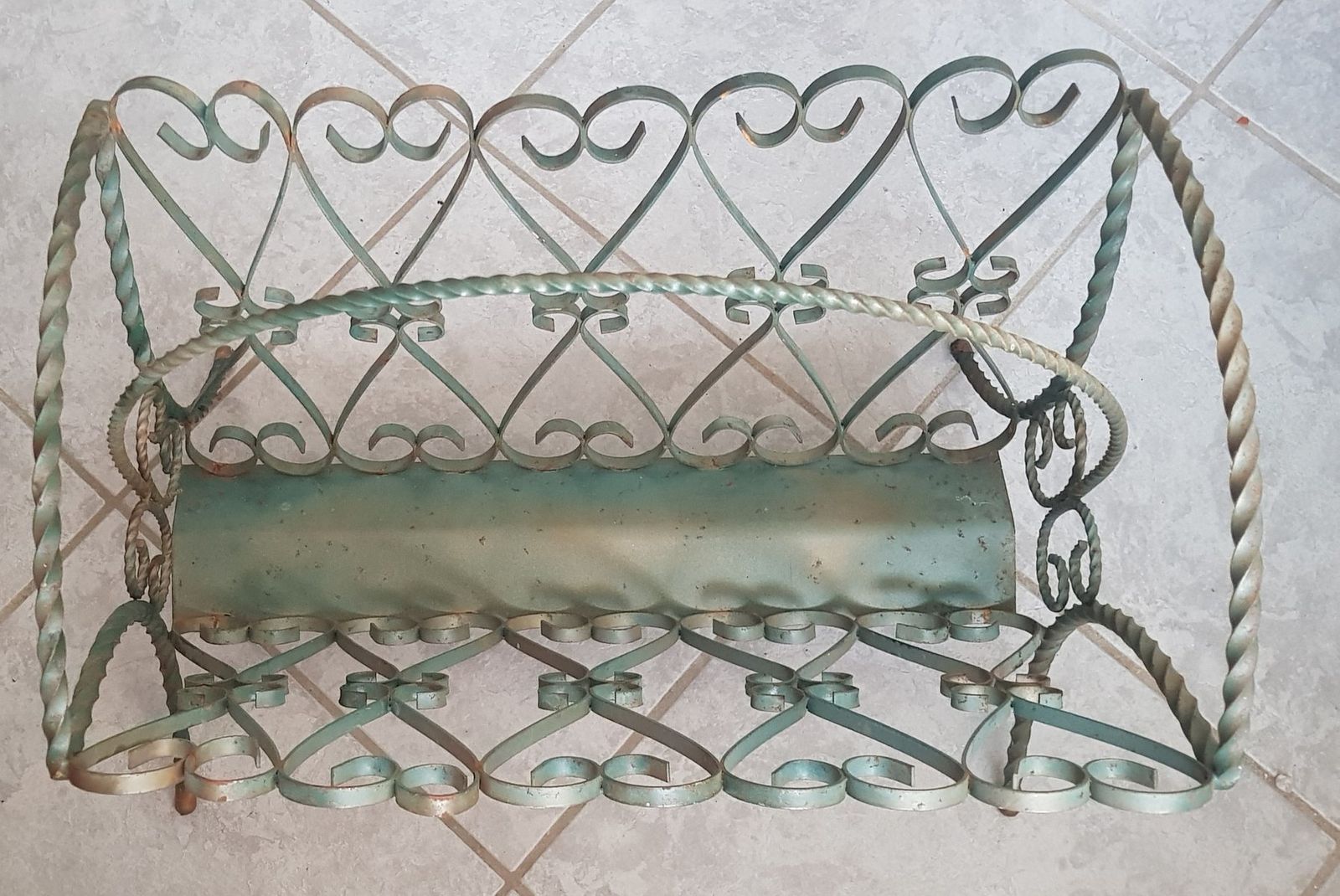 Mid Century French Magazine Rack By Chaty Vallauris, 1950s photo furniture