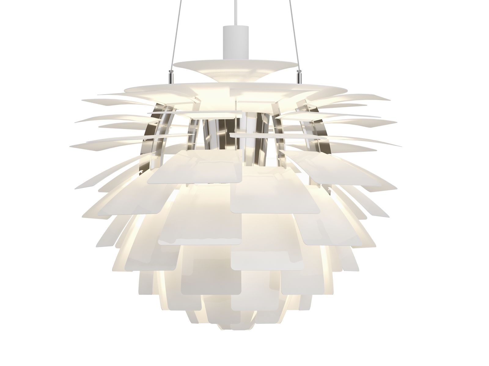 Mid Century Modern Scandinavian Pendant Lamp Ph Artichoke By Poul Henningsen ø 84 Cm Edition From The 70s
