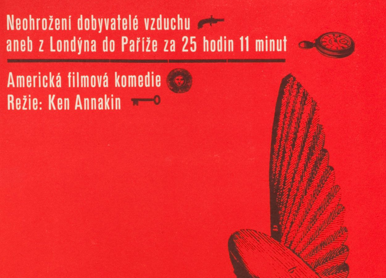 Movie Poster, Those Magnificent Men In Their Flying Machines, Karel Vaca, 1966 photo furniture