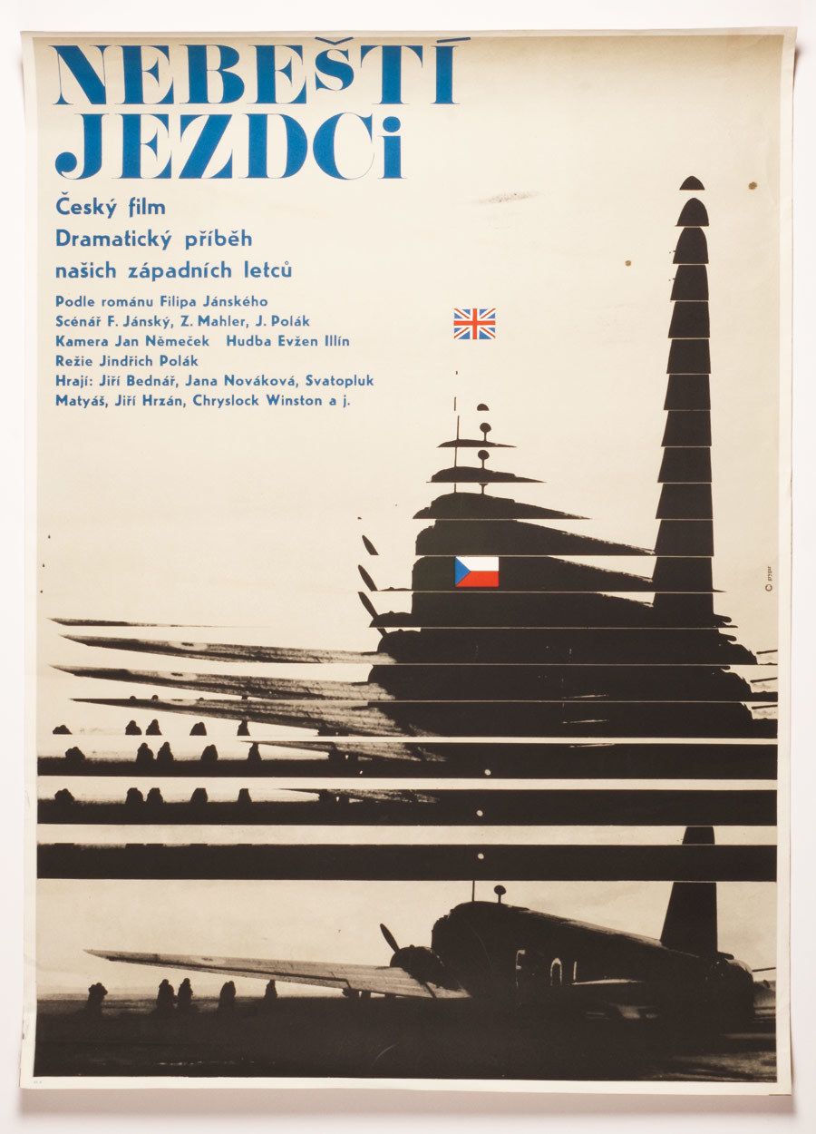 Movie Poster, Riders In The Sky, Milan Grygar, 1968