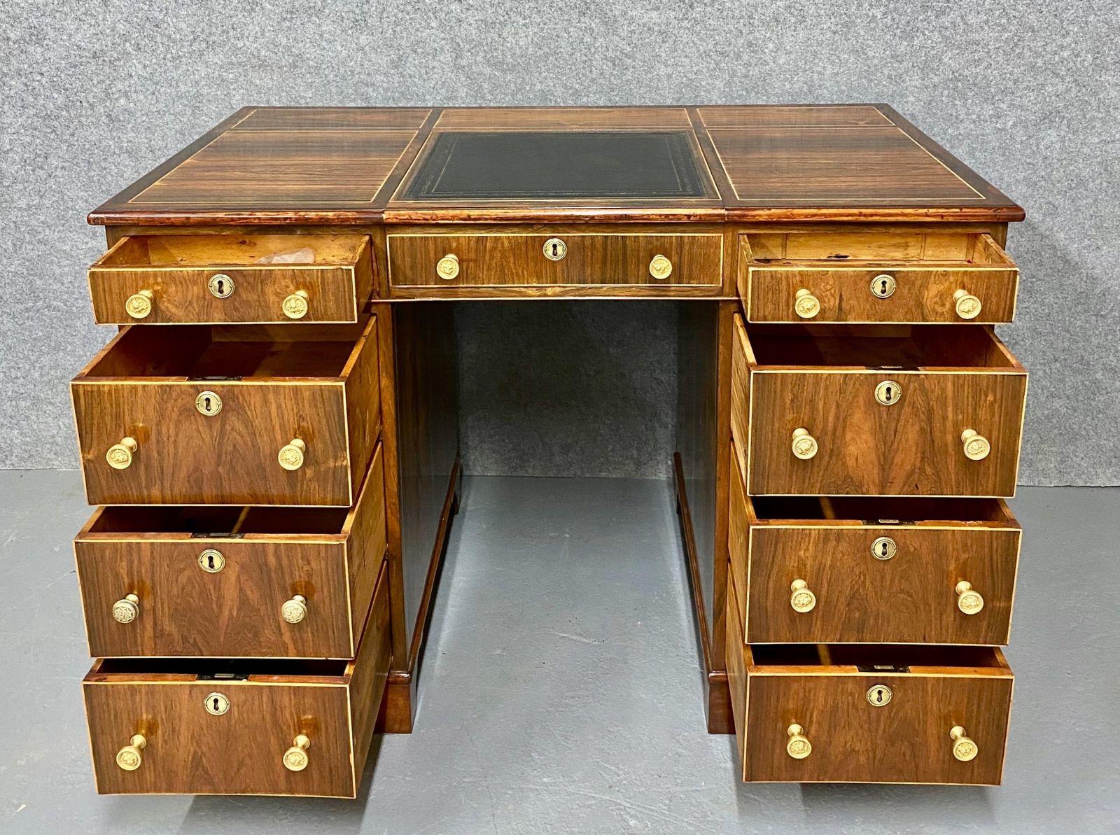 Small Regency Partners Desk, 1800s photo 2035.0