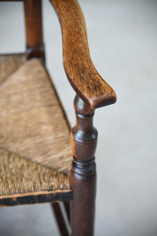 Elm Rustic Country Kitchen Chair. photo Furniture