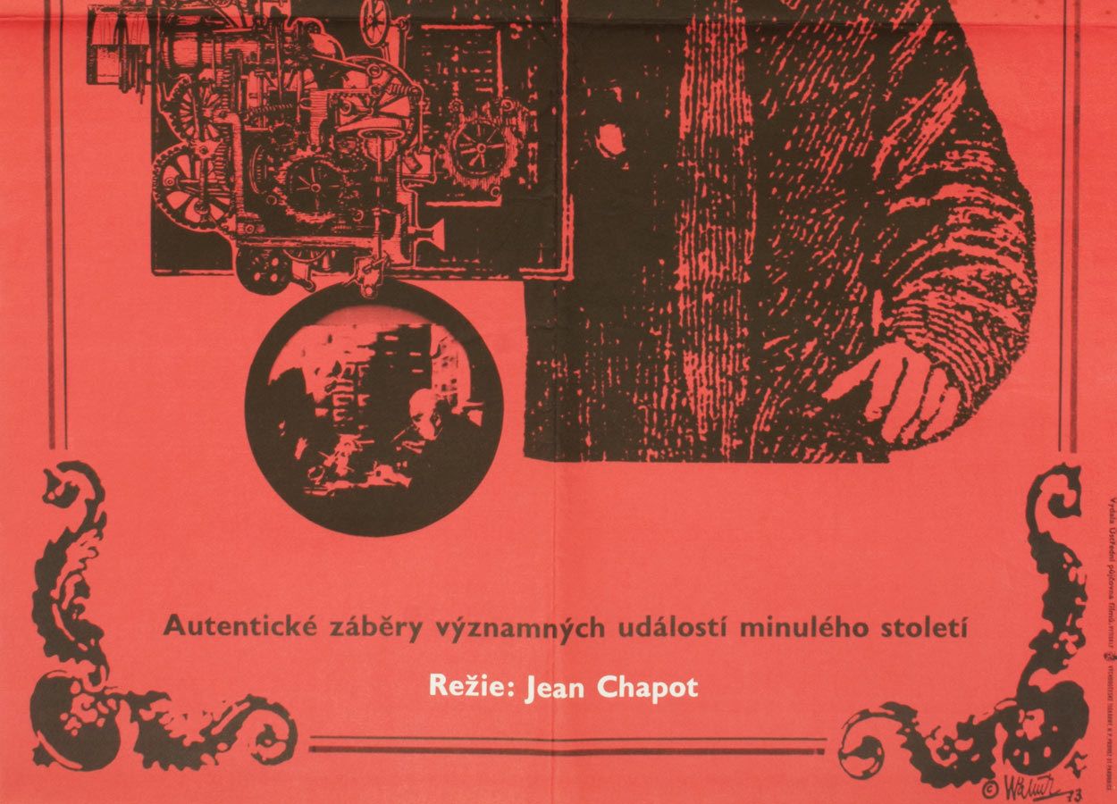 Movie Poster, Lumiere Years, Vladimír Václav Paleček, 1973 photo for sale