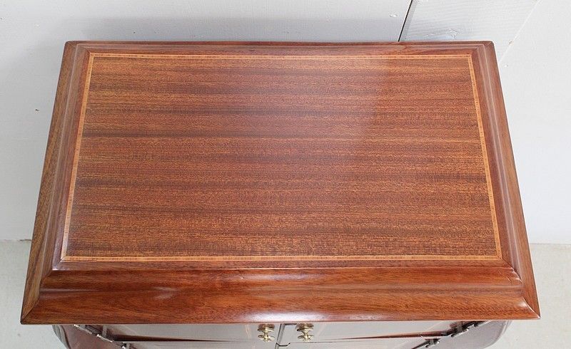 Mahogany And Precious Wood Cabinet, Art Nouveau Period, Early 20th Century photo 3213.6