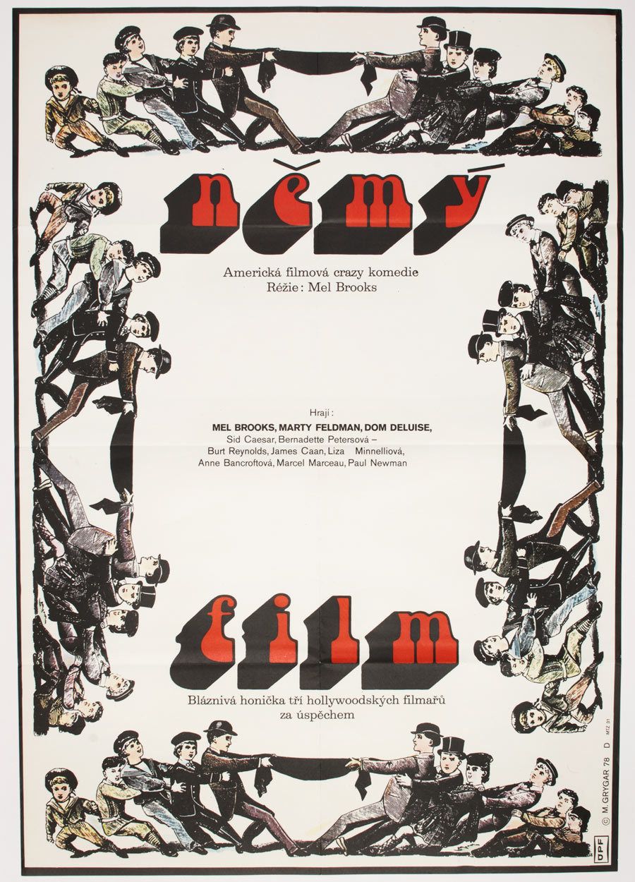 Movie Poster, Silent Movie, Milan Grygar, 1978