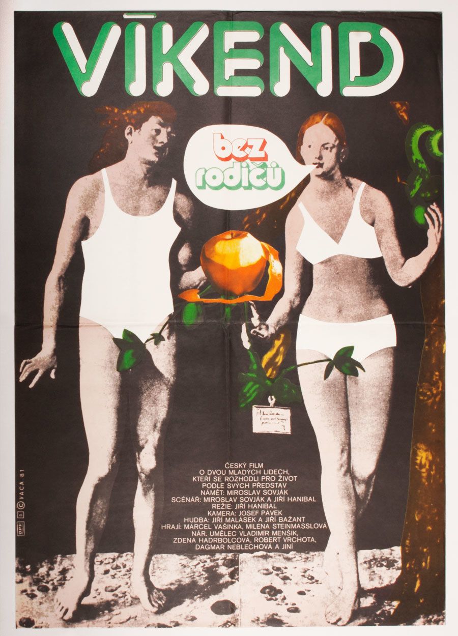 Movie Poster, A Weekend Without Parents, Karel Vaca, 1981