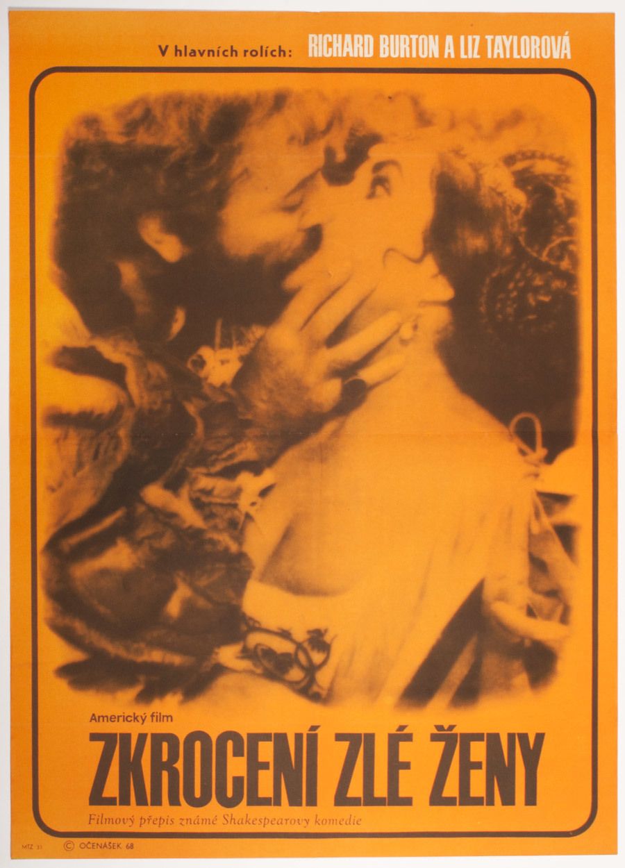 Movie Poster, Taming Of The Shrew, Radek Očenášek, 1968