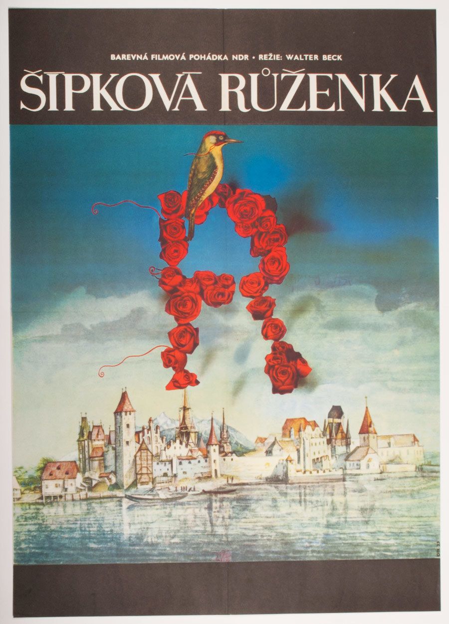 Movie Poster, Sleeping Beauty, Josef Vyleťal, 1971