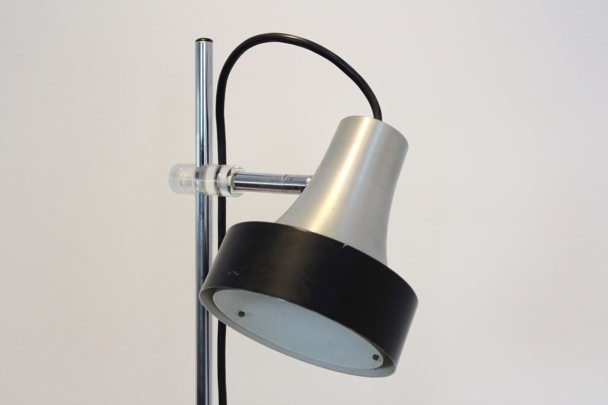Aluminum And Chrome D 3202 Floor Lamp From Raak, 1960s photo furniture