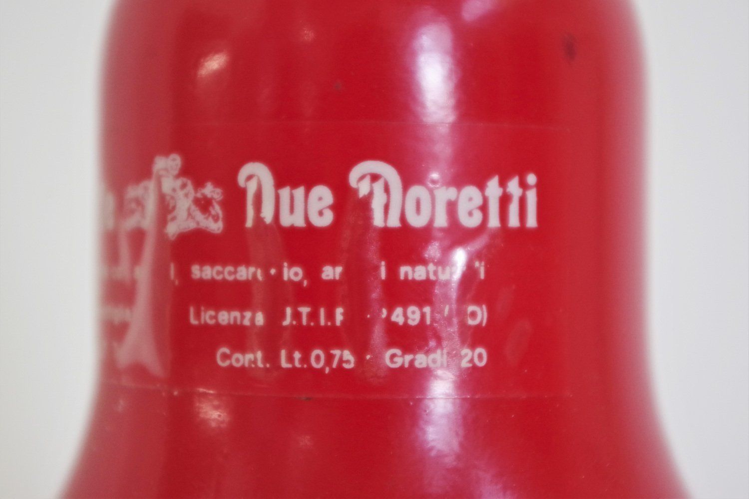 Light Bulb Shaped Bottle By Due Moretti Cremacaffè, 1970s photo Home Decor