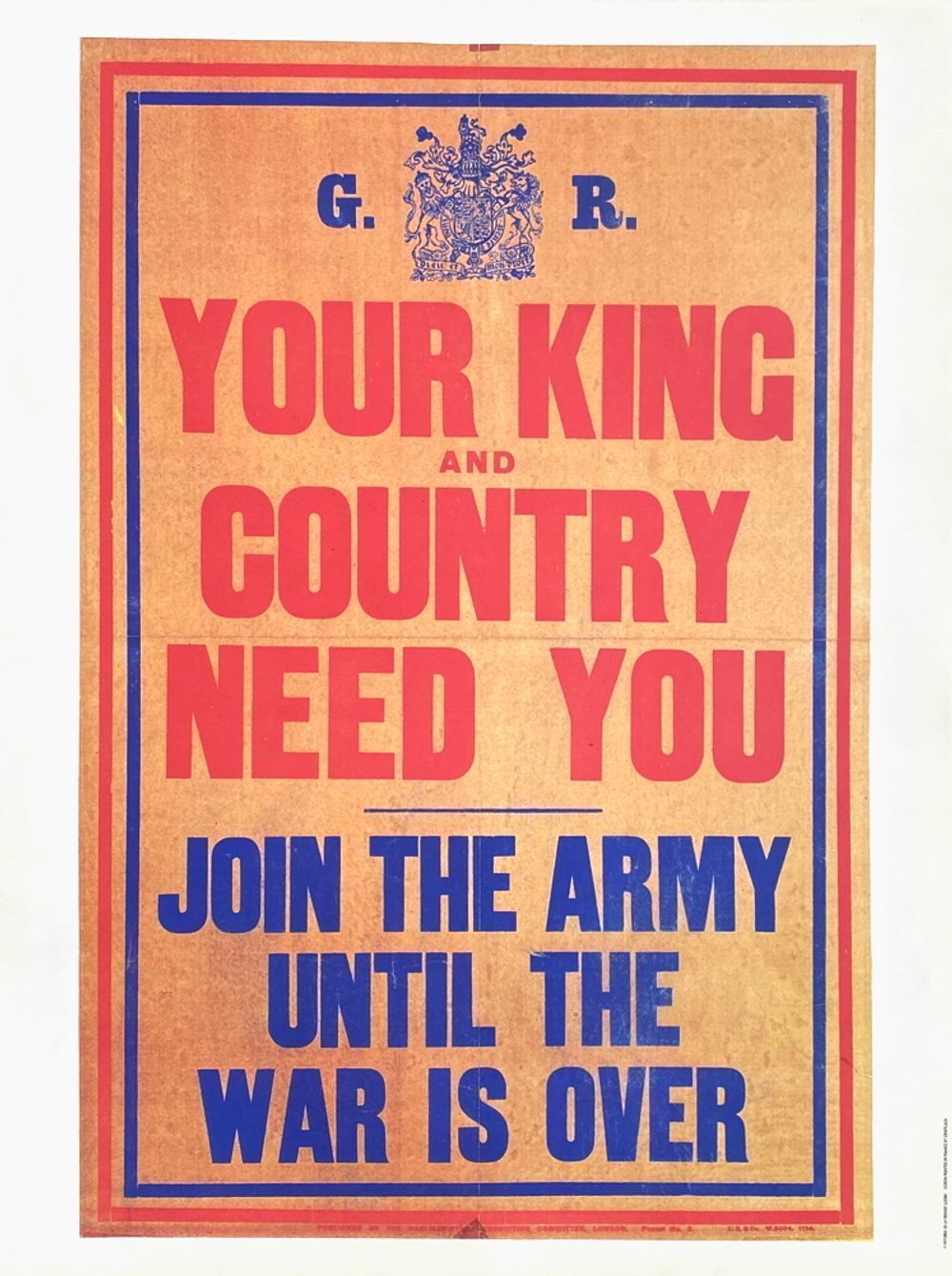 Collective History Of The Great War Your King And Country Need You