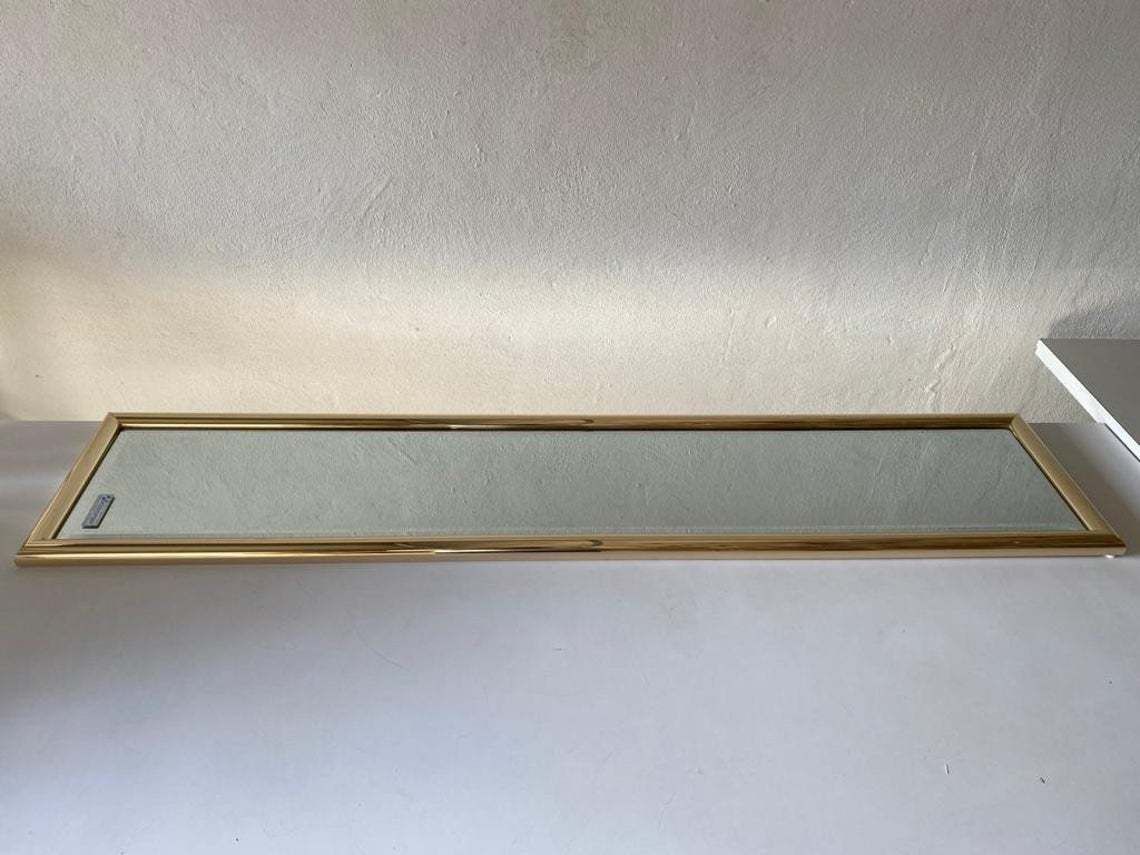 Gold Metal Frame Rectangle Tall Dressing Mirror By Schöninger photo furniture