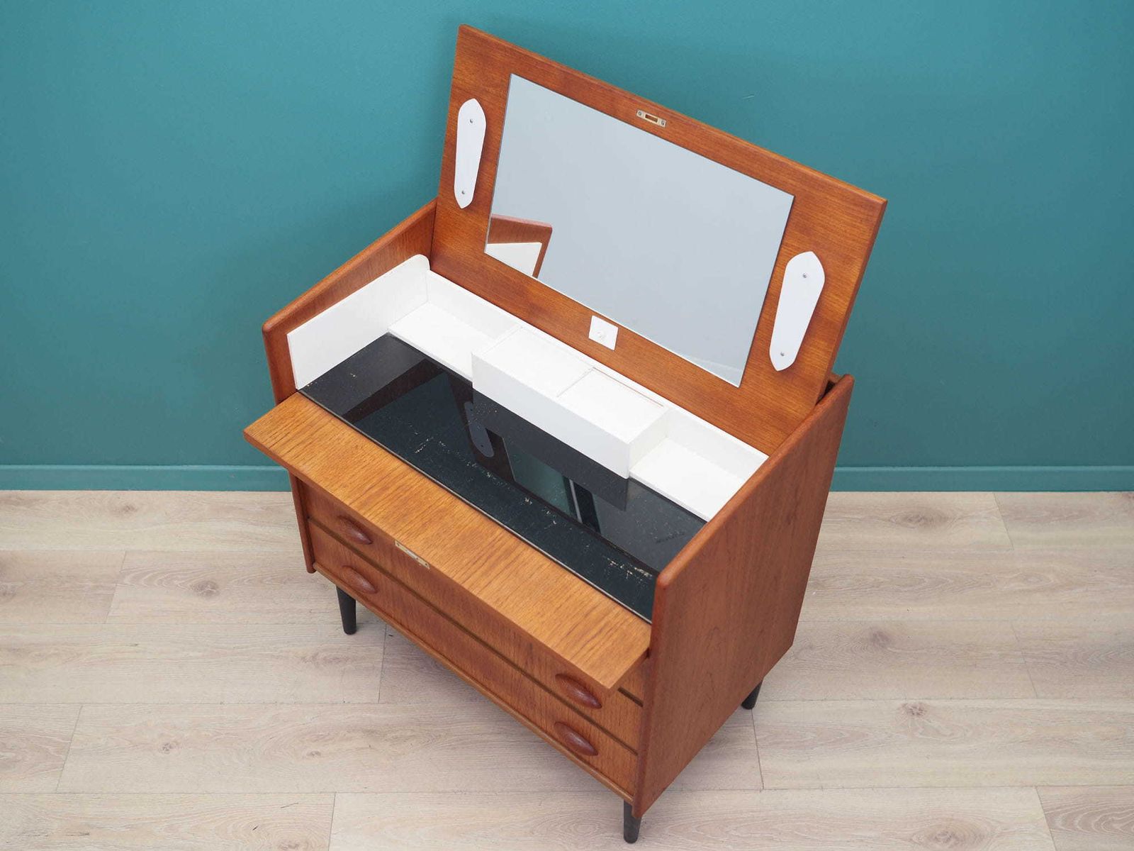 Teakhouten Kaptafel, Scandinavisch Design, Jaren 1960, Geproduceerd Door Sw Finland photo buy