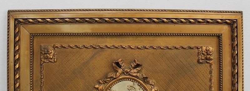 Trumeau Mirror, Louis XVI Taste, 1900 photo vintage