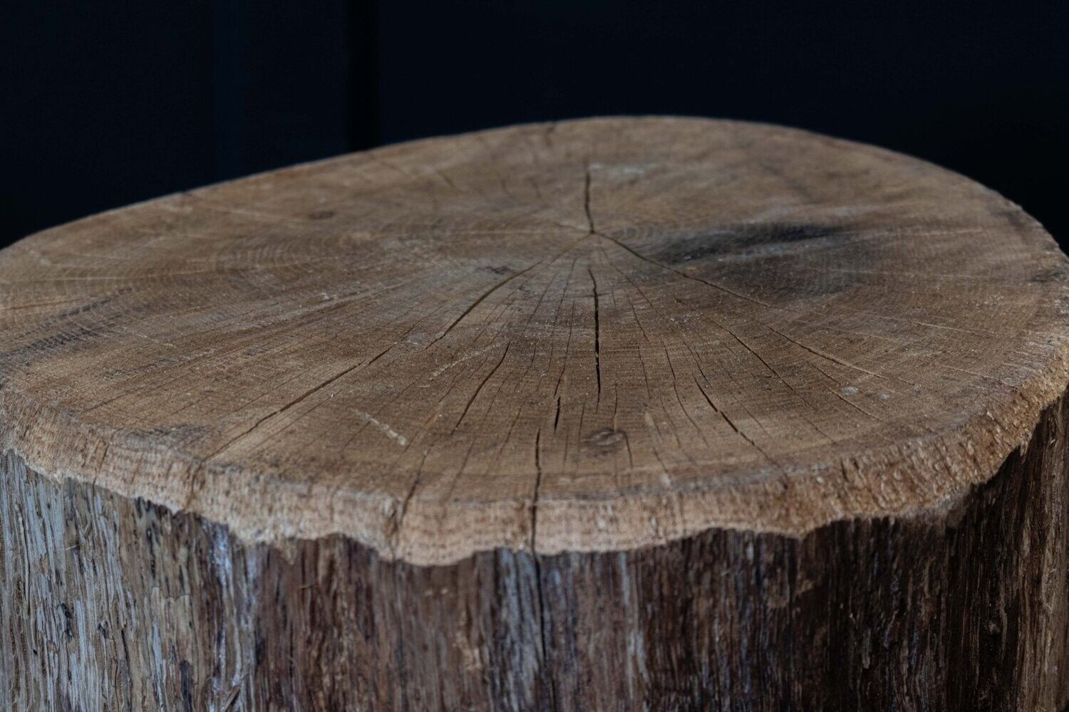 Primitive Chopping Block End Tables photo vintage