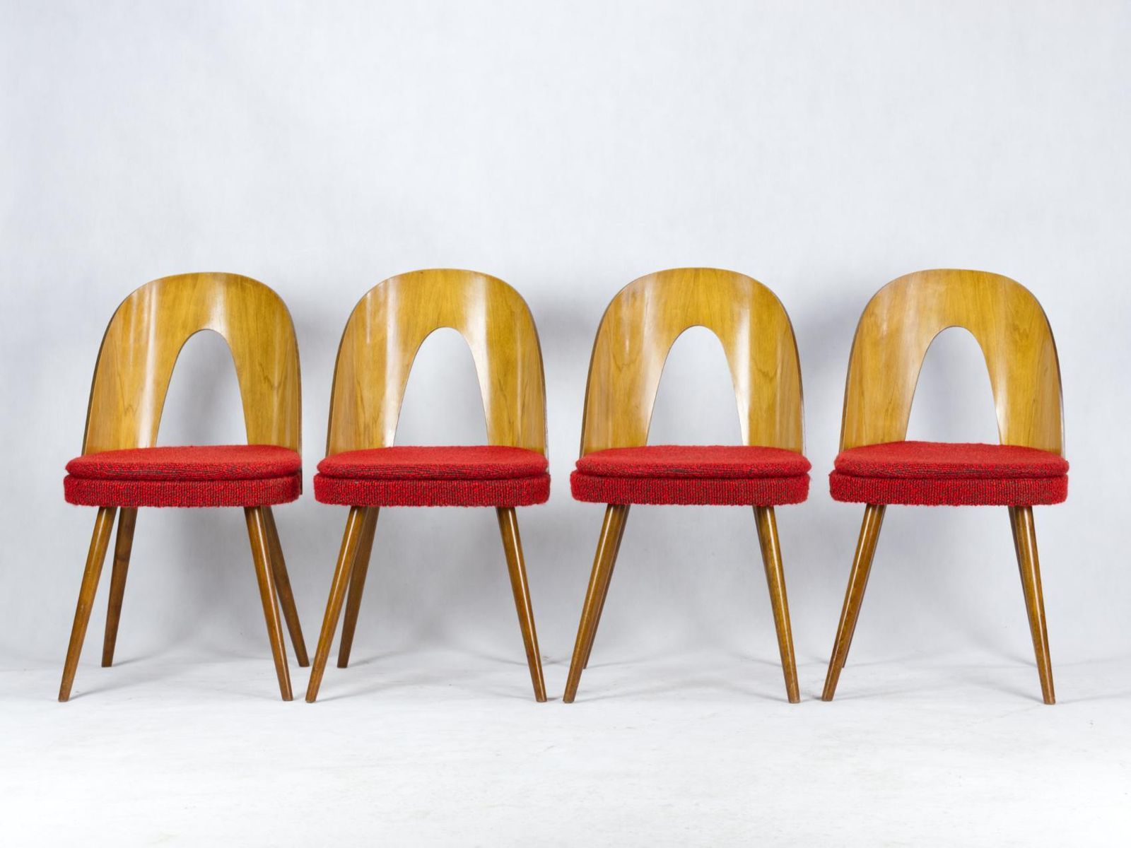 Mid Century Dining Chairs By Antonín šuman For Tatra Nabytok Np, 1960s photo furniture