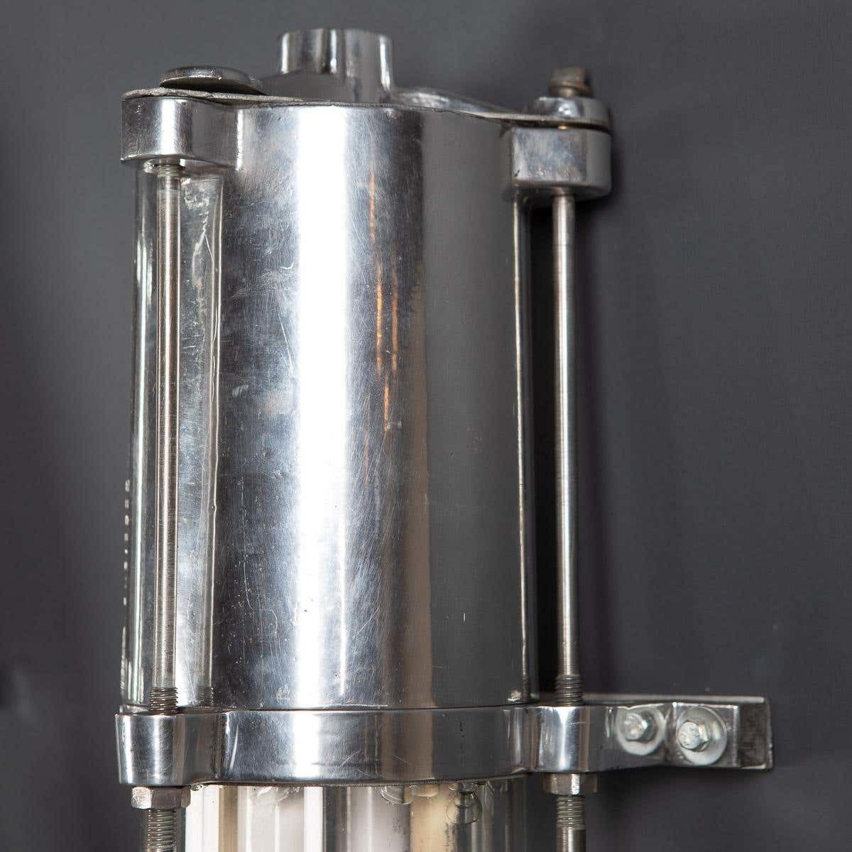 photo furniture 20th Century Polished Aluminium & Steel Industrial Strip Lights