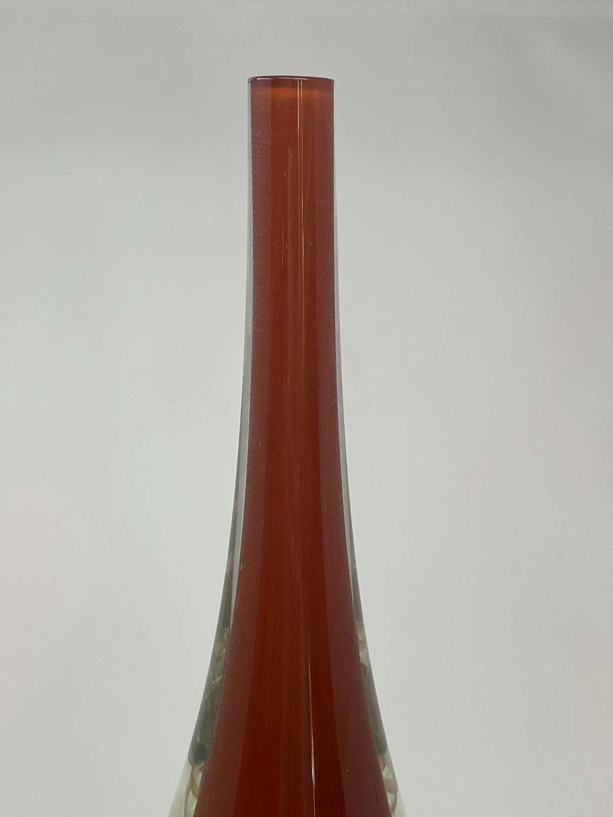 Mid Century Modern Murano Glass Vase By Seguso, Vetri D'arte, 1960s photo 3106.0