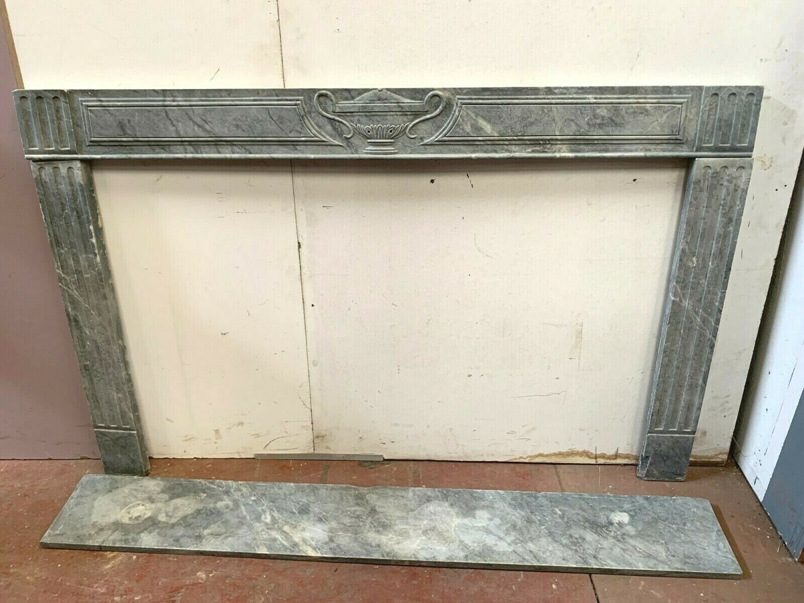 Louis XVI Fireplace Mantel In 18th Century Marble