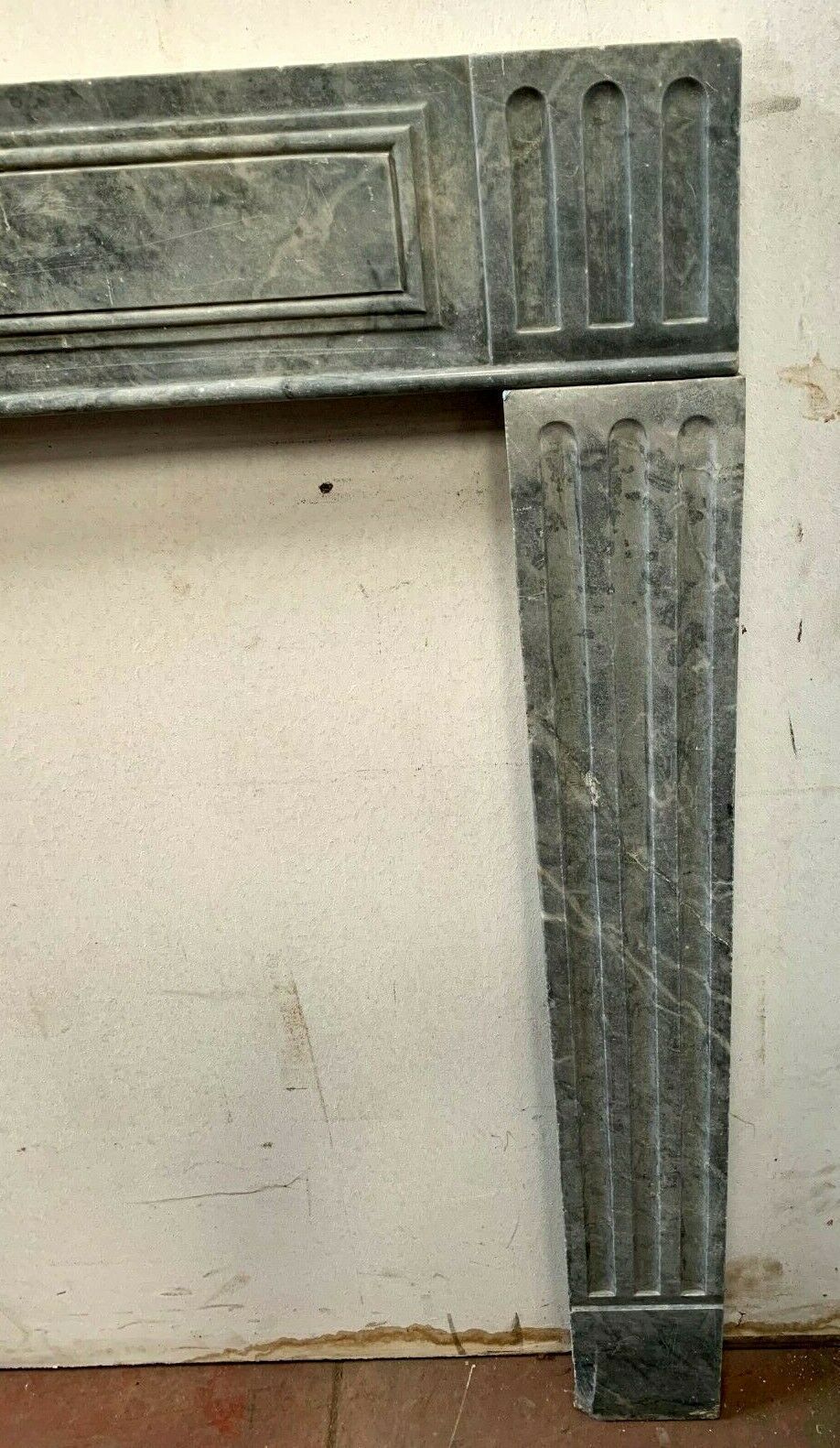 Louis XVI Fireplace Mantel In 18th Century Marble photo for sale