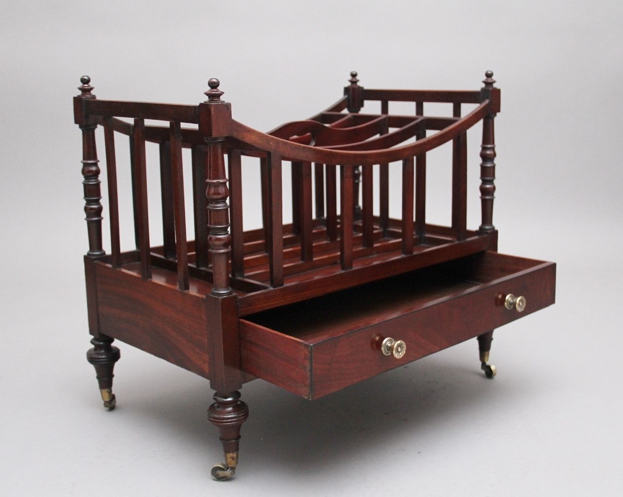 Early 19th Century Mahogany Canterbury photo furniture