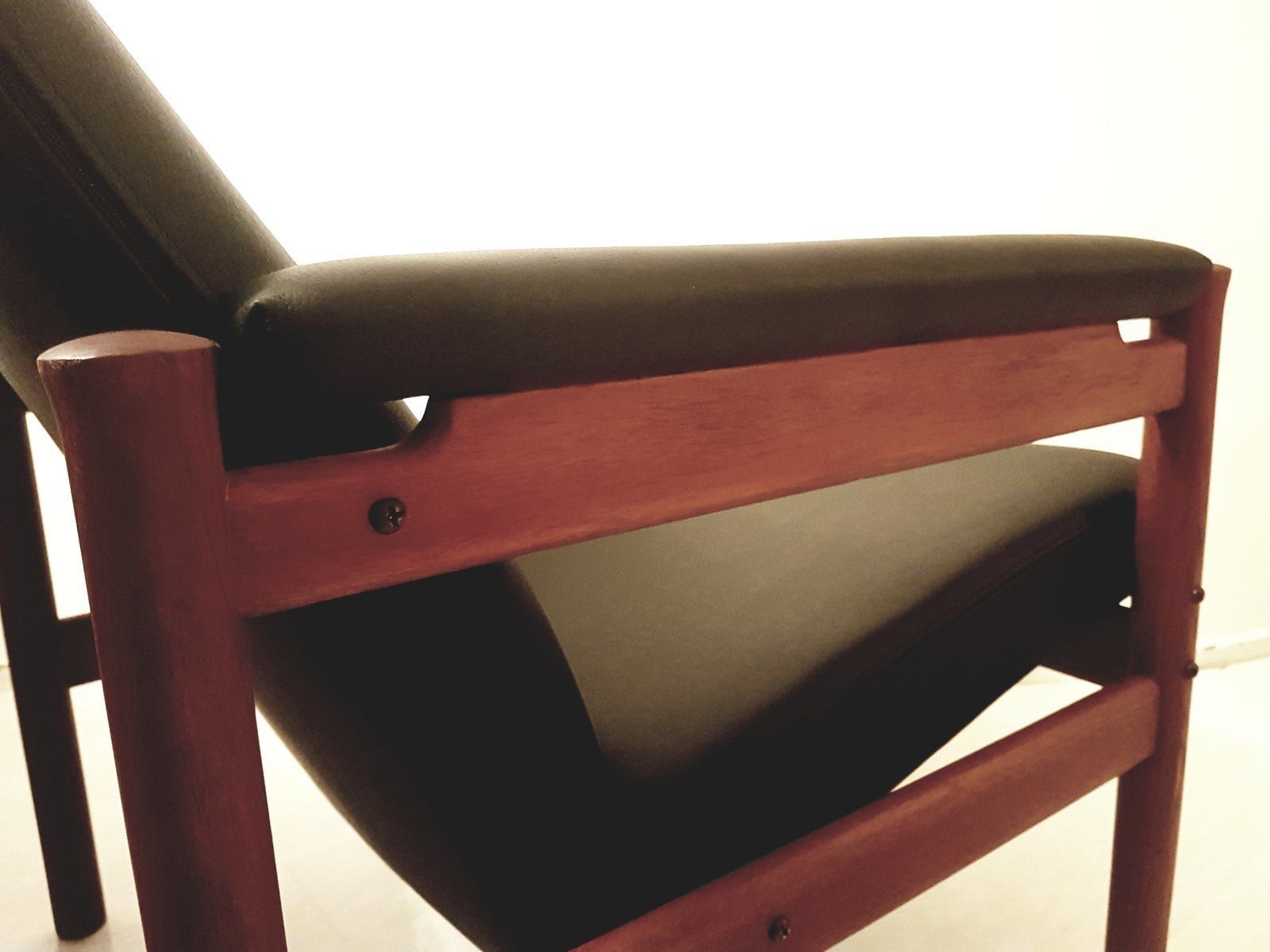 Mid Century Model 4365 Wing Chair By Hansen, Soren For Fritz Hansen, 1960s photo vinterior