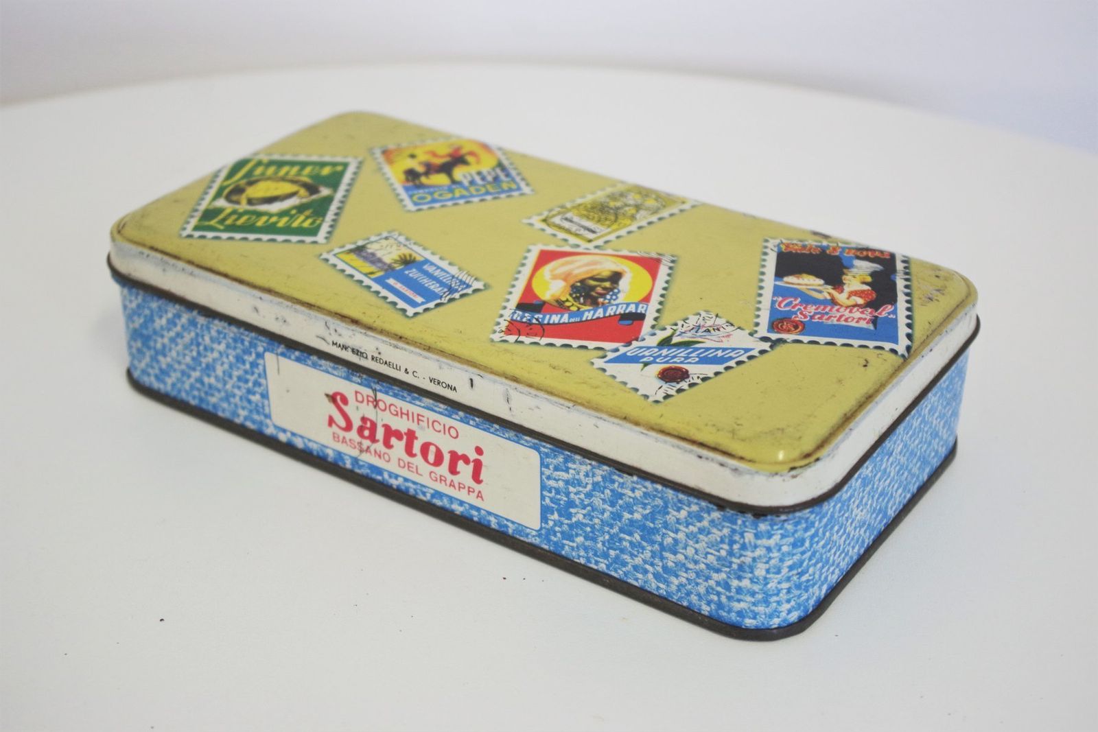 Vintage Cans, 60s, Set Of 3, Tin photo vinterior