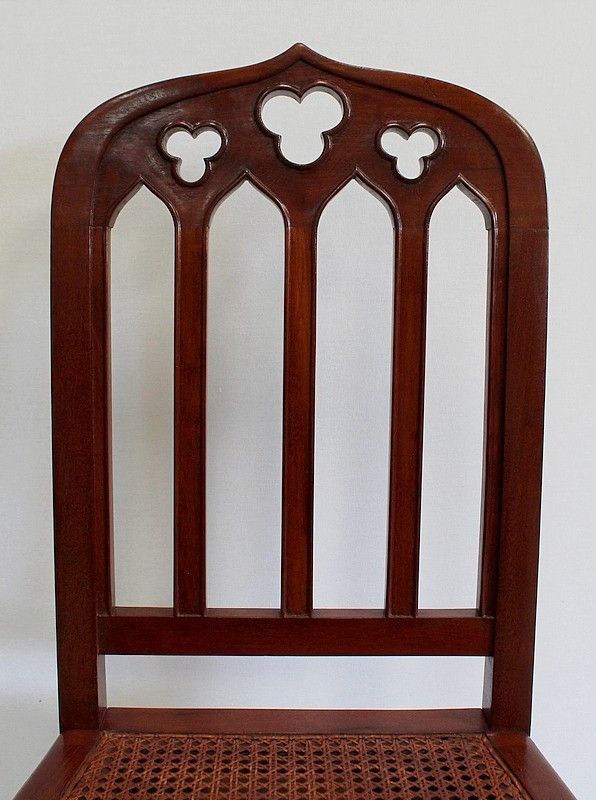 Rare Suite Of 6 Mahogany Chairs, Restoration Period, Early 19th Century photo buy