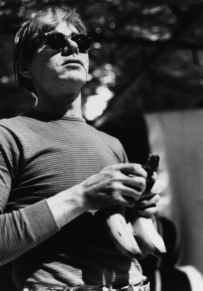 ' Warhol With Bananas ' By Pictorial Parade 1965 Fine Art Pigment Print
