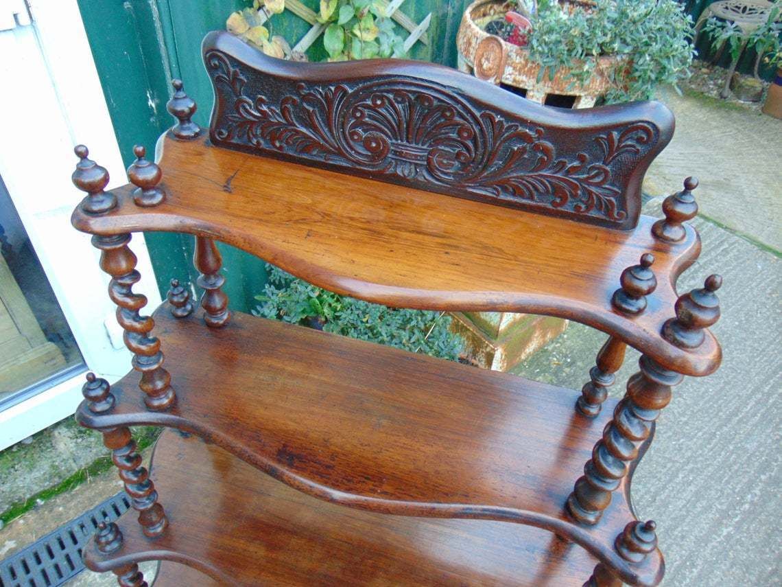 Victorian Rosewood What Not, 1800s photo 595.0